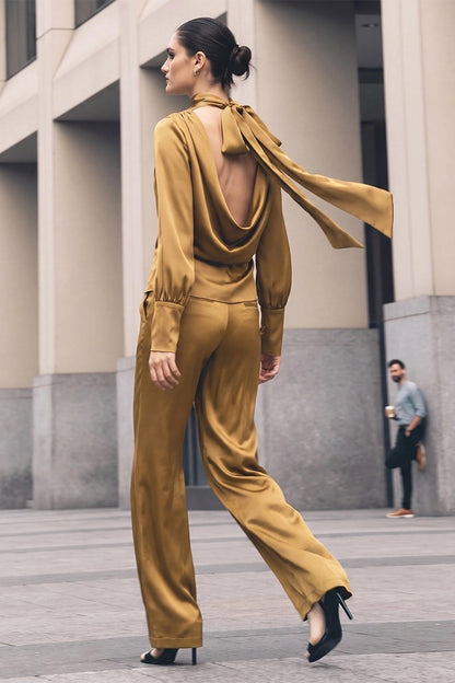 Beverly Satin Blouse
