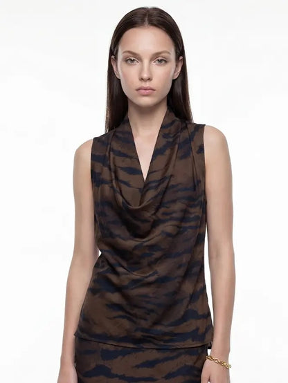 Lyna Draped Blouse