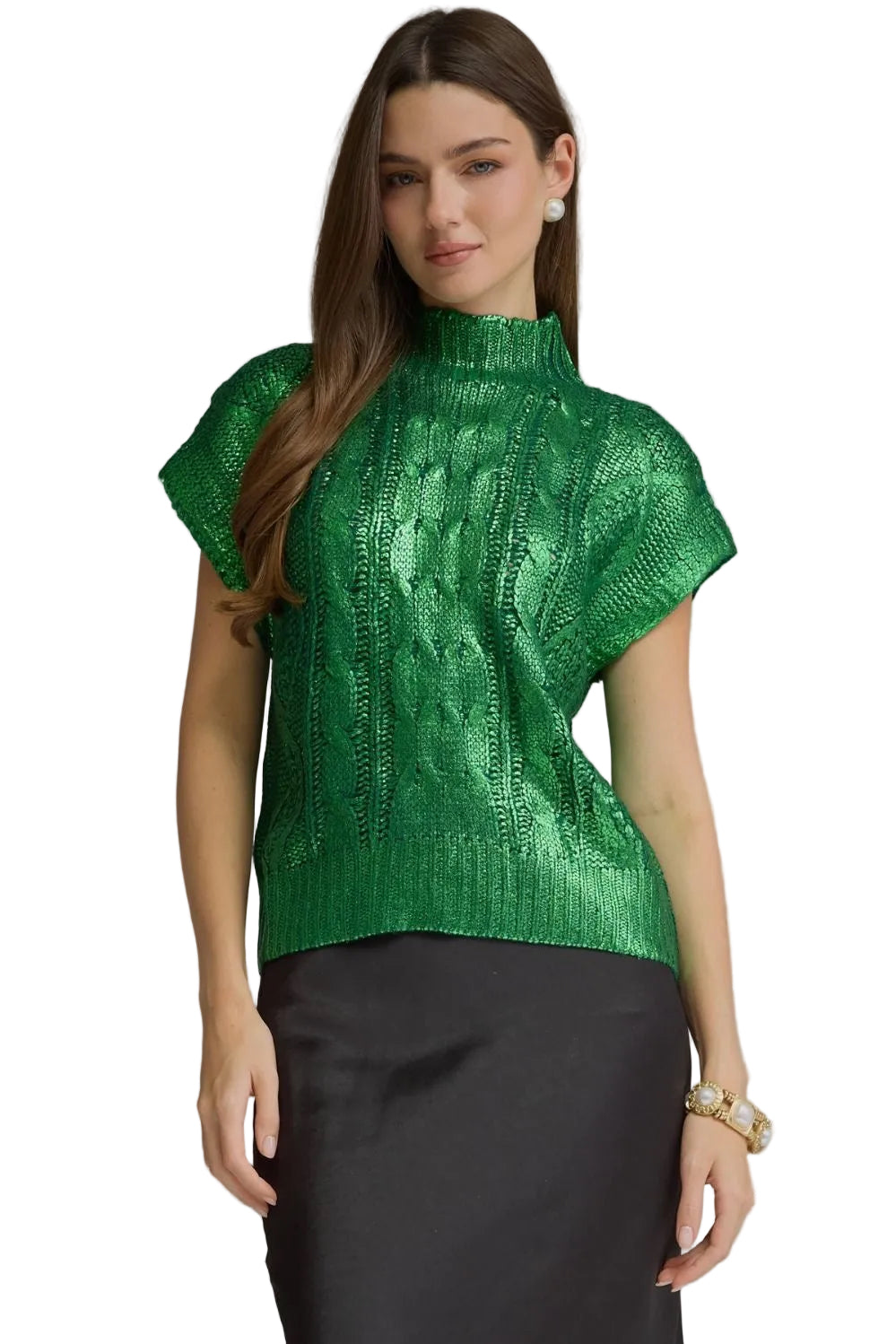 Hollie Sweater Top - Green