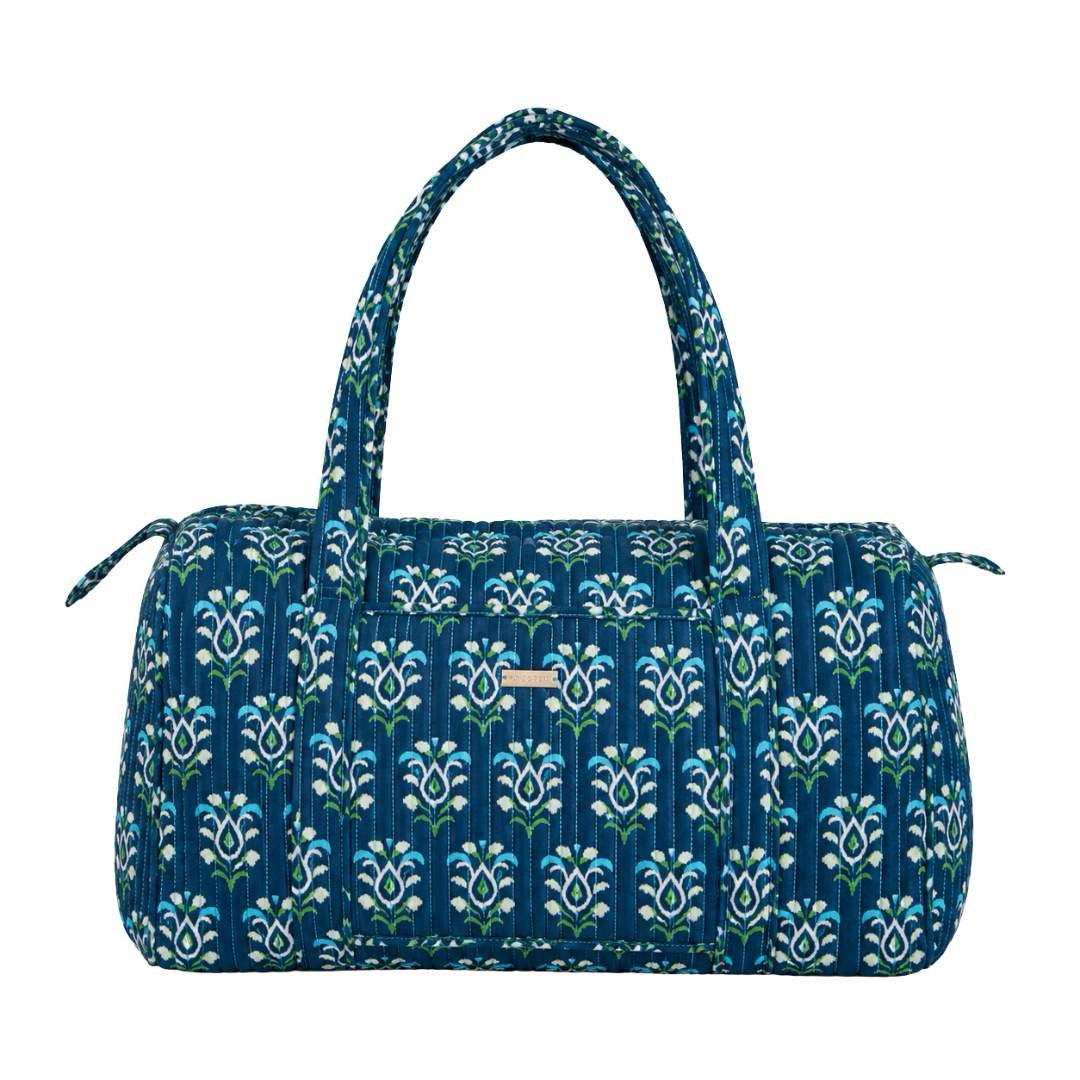 Rosemary Indigo Signature Quilted Duffle Bag