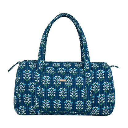 Rosemary Indigo Signature Quilted Duffle Bag