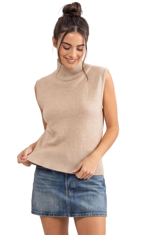 Addie Top -Taupe