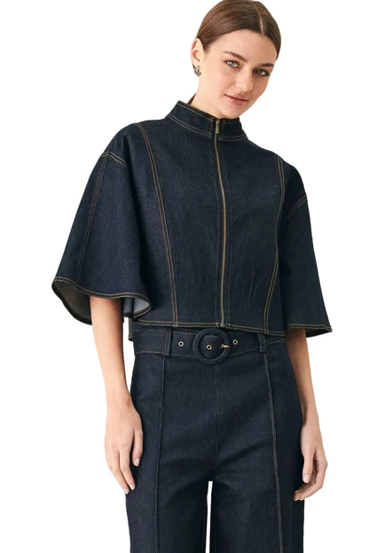 Davis Denim Cape