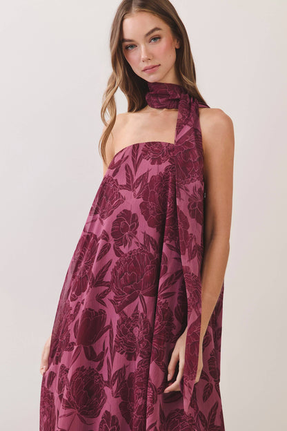 Susanna Scarf Maxi Dress