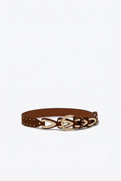 Darbia Studded Western Buckle Detail Waist Belt
