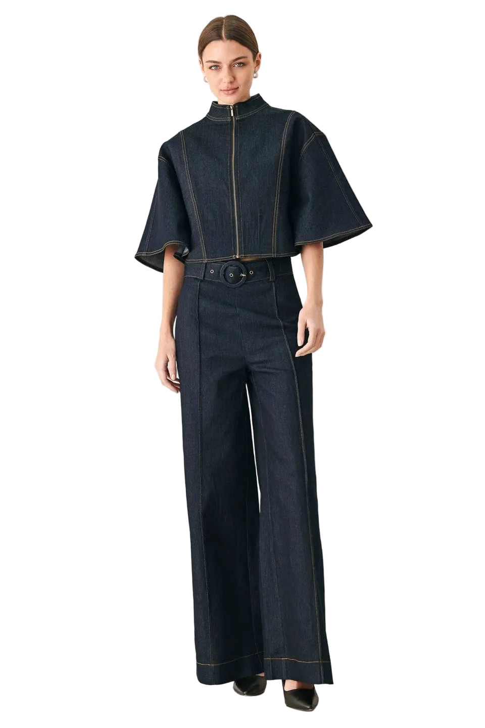 Davis Denim Cape