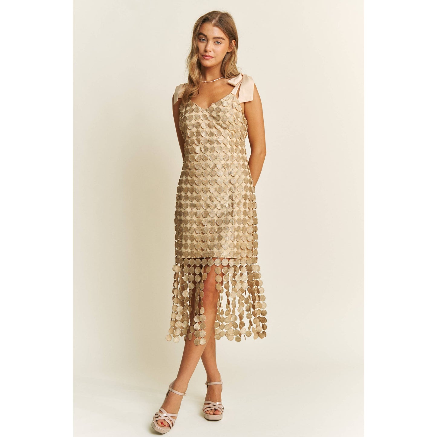 Vestido midi de crochet de Lucy Gold