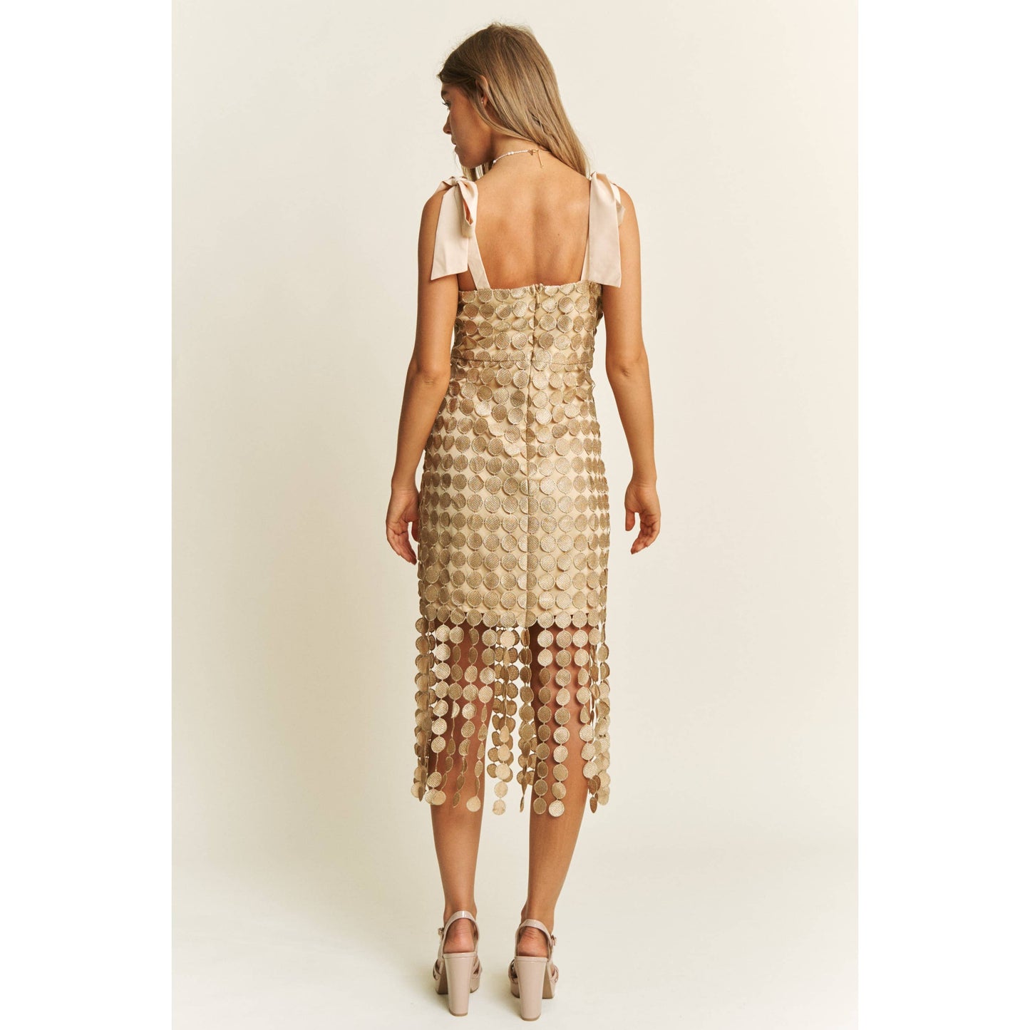 Vestido midi de crochet de Lucy Gold