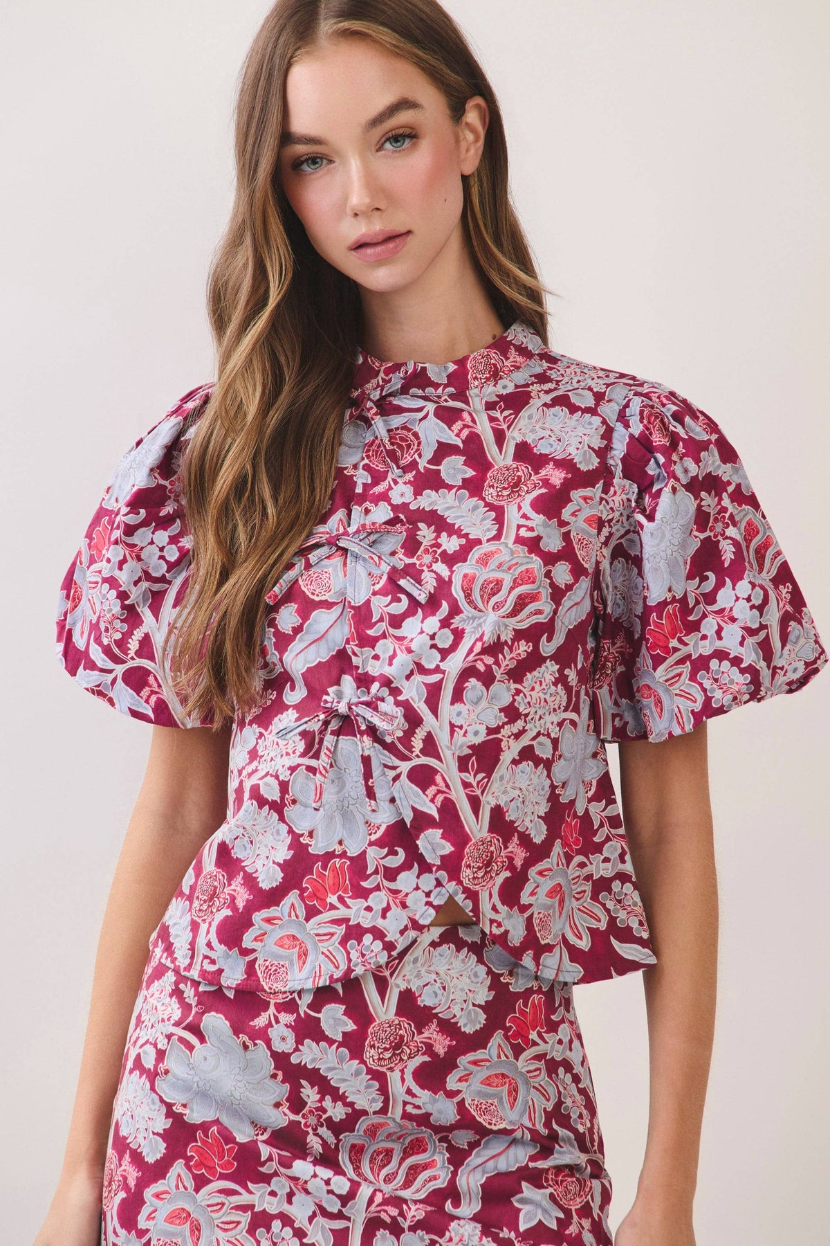 Molly Tie Front Blouse