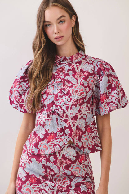 Molly Tie Front Blouse