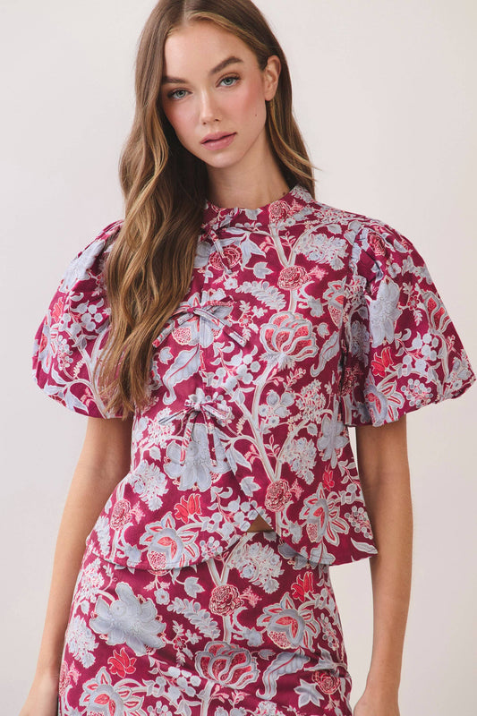 Molly Tie Front Blouse